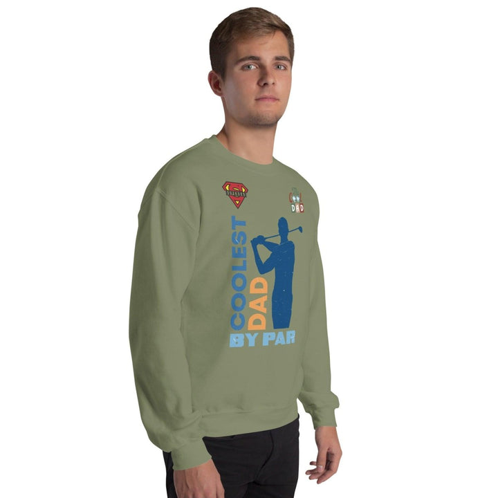The cool Dad By Par Graphic Sweatshirt - Light Blue - S - ArtyKoala