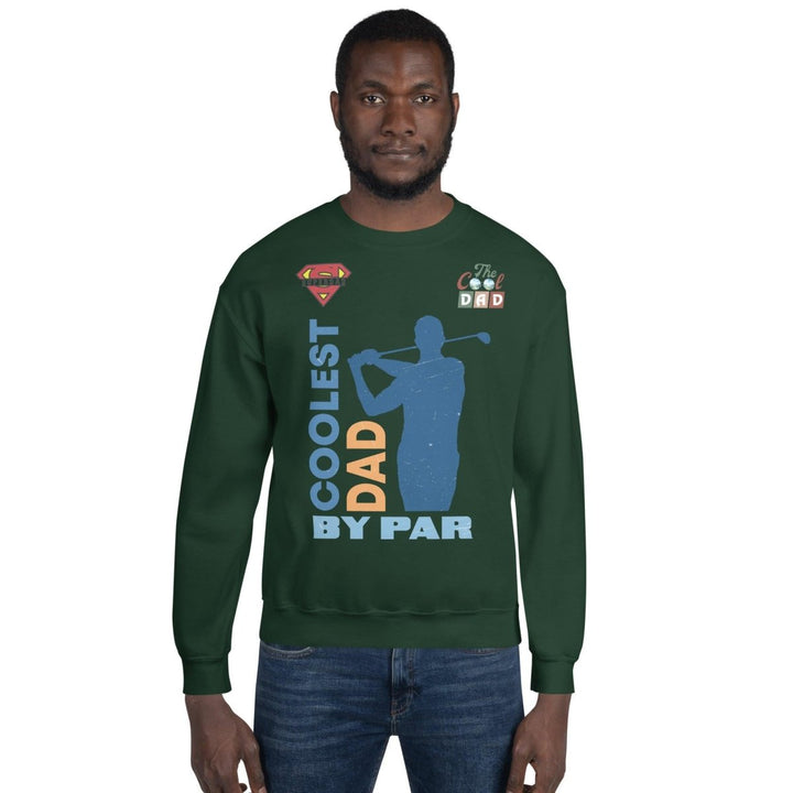 The cool Dad By Par Graphic Sweatshirt - Indigo Blue - S - ArtyKoala
