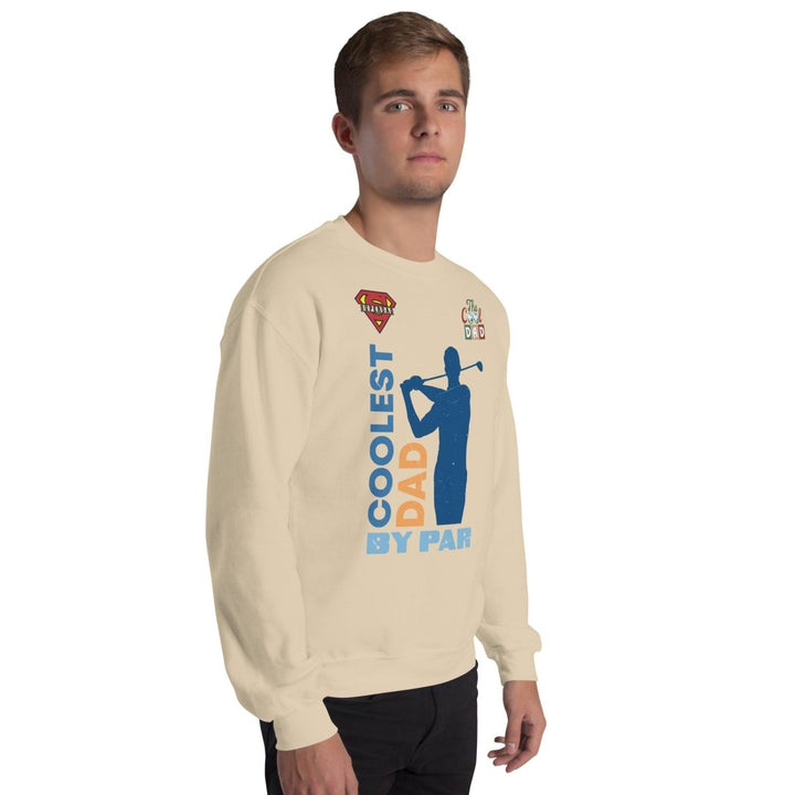 The cool Dad By Par Graphic Sweatshirt - Sand - S - ArtyKoala