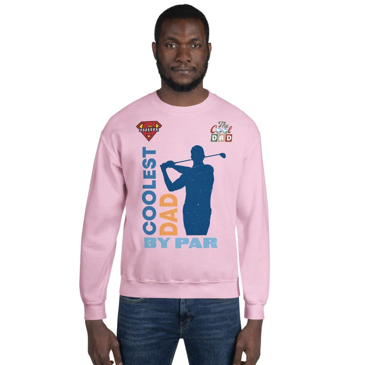 The cool Dad By Par Graphic Sweatshirt - Light Pink - S - ArtyKoala