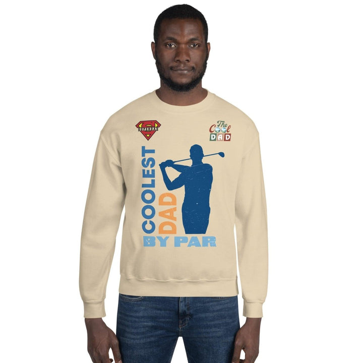The cool Dad By Par Graphic Sweatshirt - Sand - S - ArtyKoala