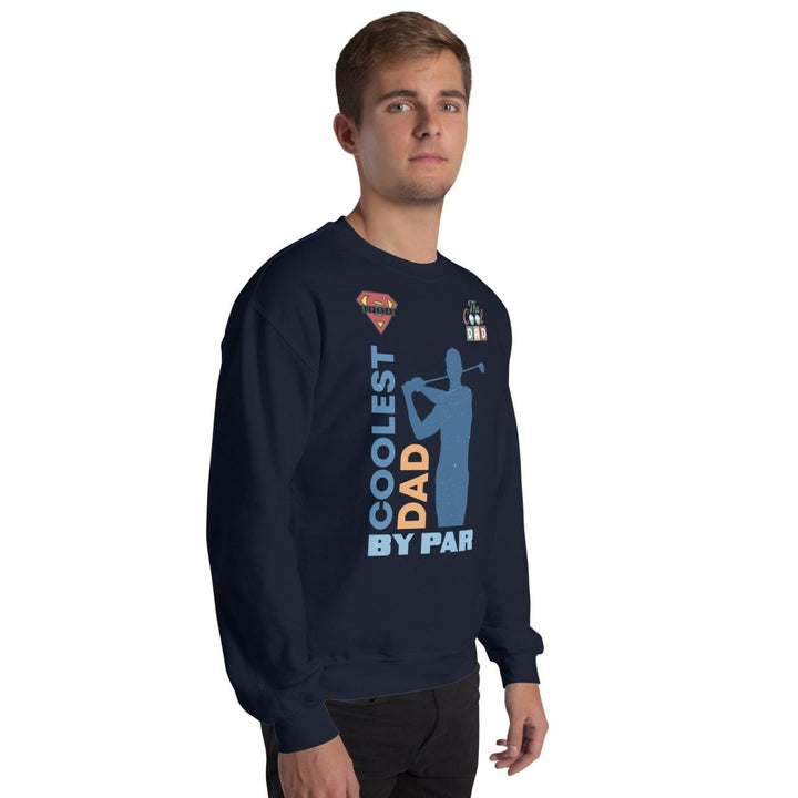 The cool Dad By Par Graphic Sweatshirt - Navy - S - ArtyKoala