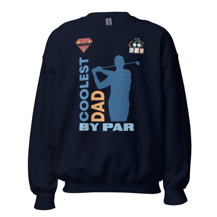 The cool Dad By Par Graphic Sweatshirt - Navy - S - ArtyKoala