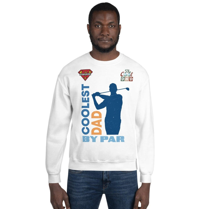 The cool Dad By Par Graphic Sweatshirt - White - S - ArtyKoala