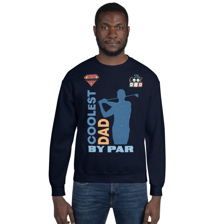 The cool Dad By Par Graphic Sweatshirt - Navy - S - ArtyKoala