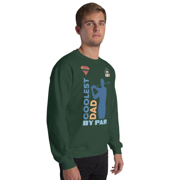 The cool Dad By Par Graphic Sweatshirt - Military Green - S - ArtyKoala