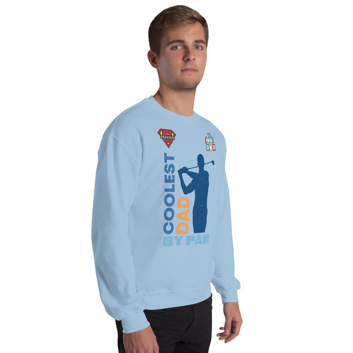 The cool Dad By Par Graphic Sweatshirt - Light Blue - S - ArtyKoala