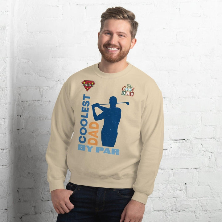 The cool Dad By Par Graphic Sweatshirt - Light Blue - S - ArtyKoala