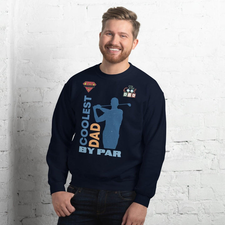 The cool Dad By Par Graphic Sweatshirt - Navy - S - ArtyKoala