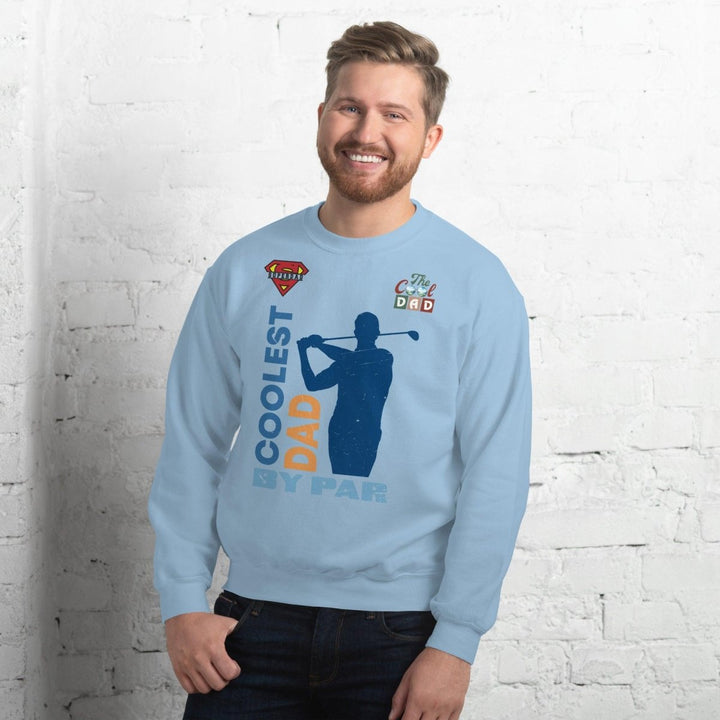 The cool Dad By Par Graphic Sweatshirt - Light Blue - S - ArtyKoala