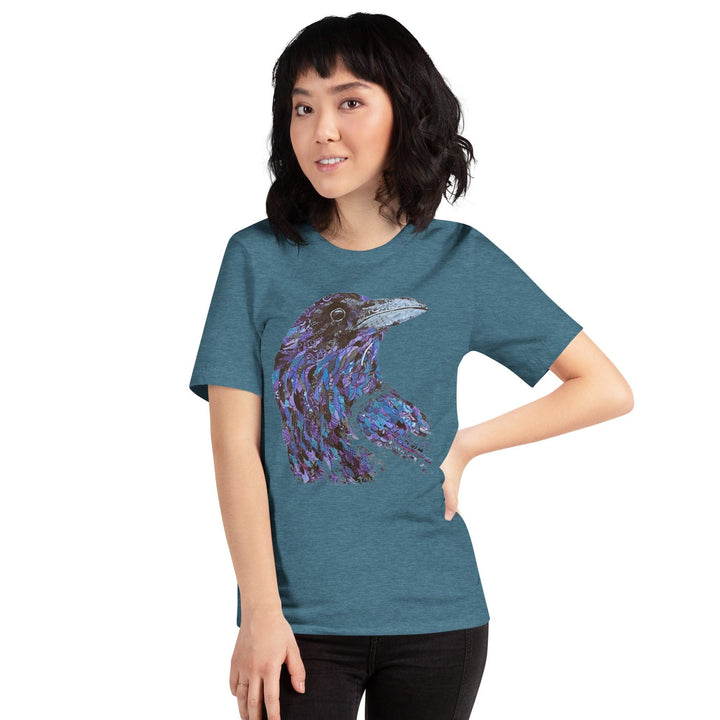 The Crow Head Woman T-Shirt - ArtyKoala