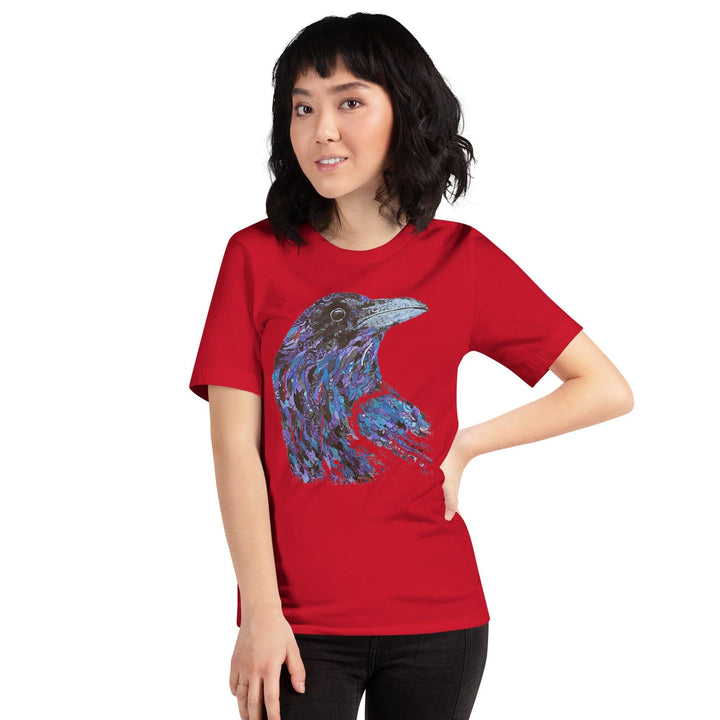 The Crow Head Woman T-Shirt - ArtyKoala