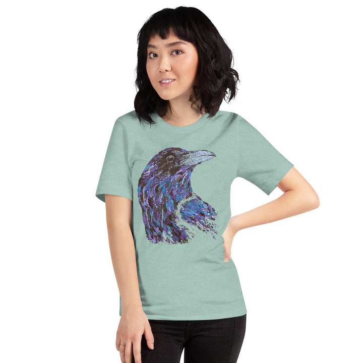 The Crow Head Woman T-Shirt - ArtyKoala