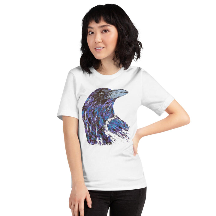 The Crow Head Woman T-Shirt - ArtyKoala