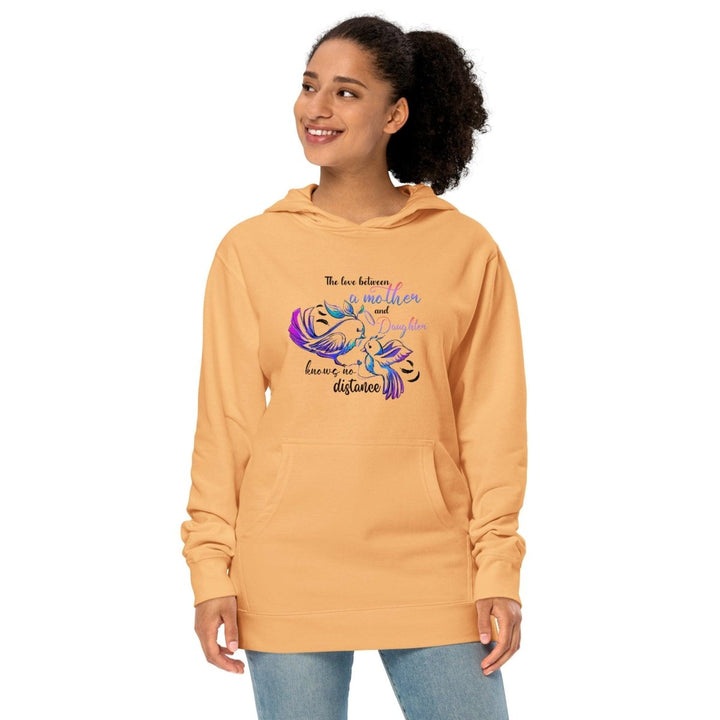 The Love Between Women Graphic Hoodie - Peach - S - ArtyKoala