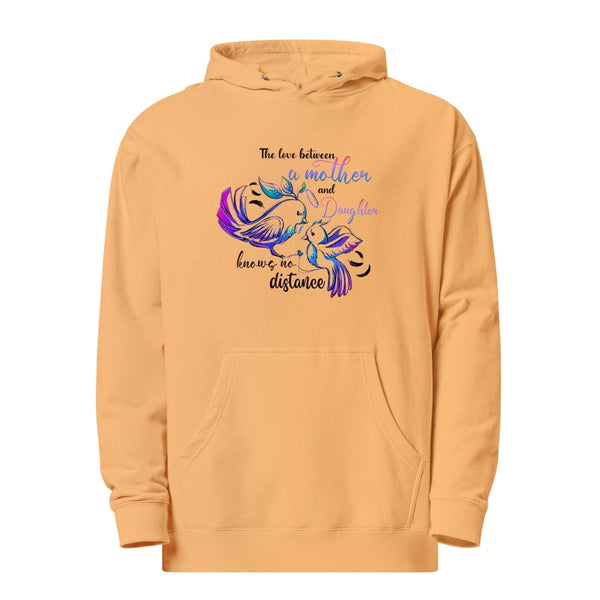 The Love Between Women Graphic Hoodie - Peach - S - ArtyKoala