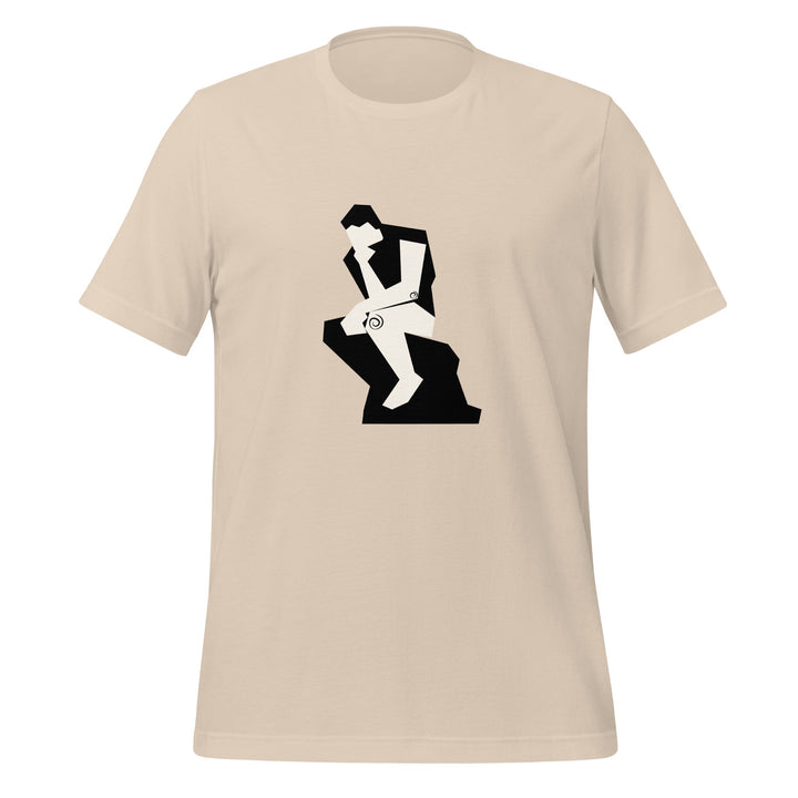 The Thinker Premium Unisex T-shirt - Soft Cream / S - ArtyKoala