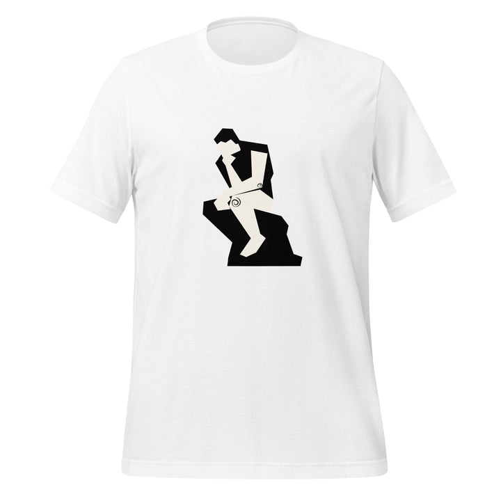 The Thinker Premium Unisex T-shirt - White / S - ArtyKoala