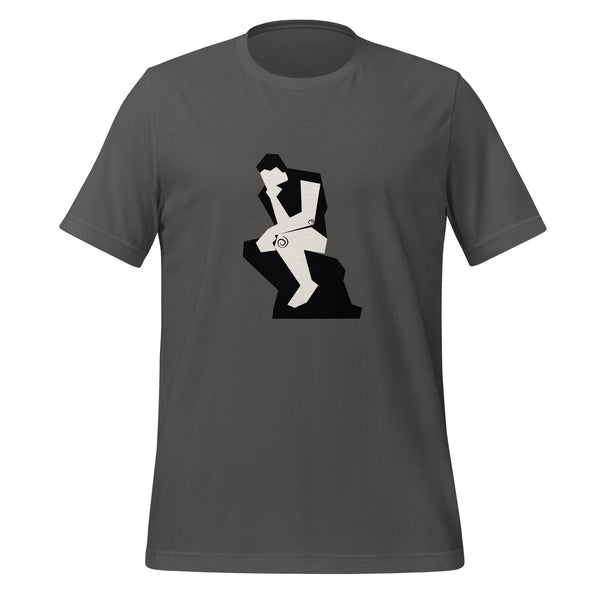 The Thinker Premium Unisex T-shirt - Asphalt / S - ArtyKoala