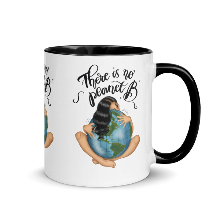 There is no planet Colorful Print Mug - Black - 11 oz - ArtyKoala