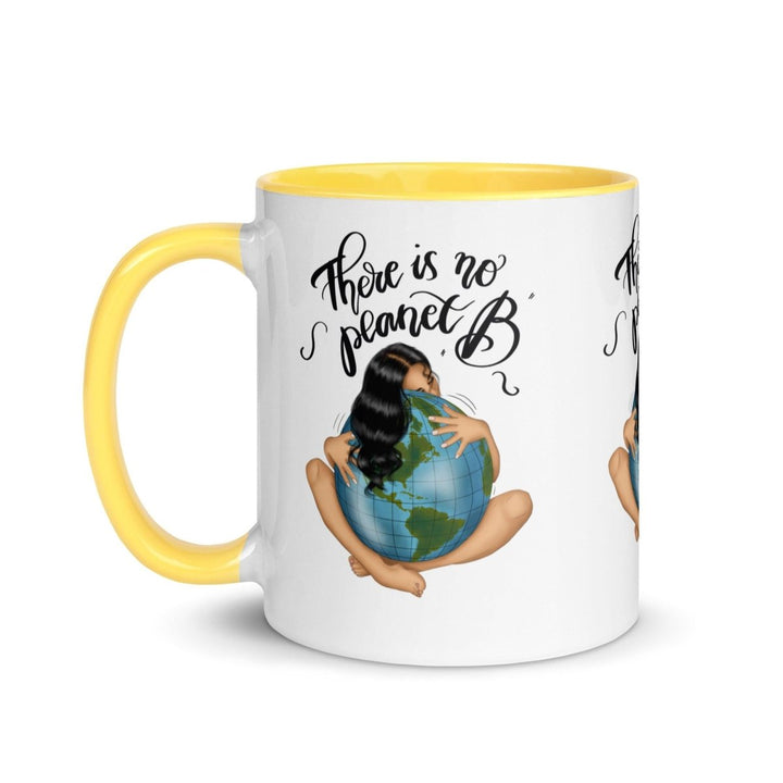 There is no planet Colorful Print Mug - Yellow - 11 oz - ArtyKoala