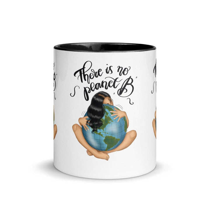 There is no planet Colorful Print Mug - Black - 11 oz - ArtyKoala