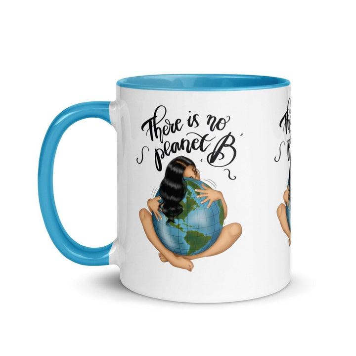 There is no planet Colorful Print Mug - Blue - 11 oz - ArtyKoala