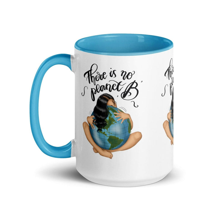 There is no planet Colorful Print Mug - Blue - 15 oz - ArtyKoala