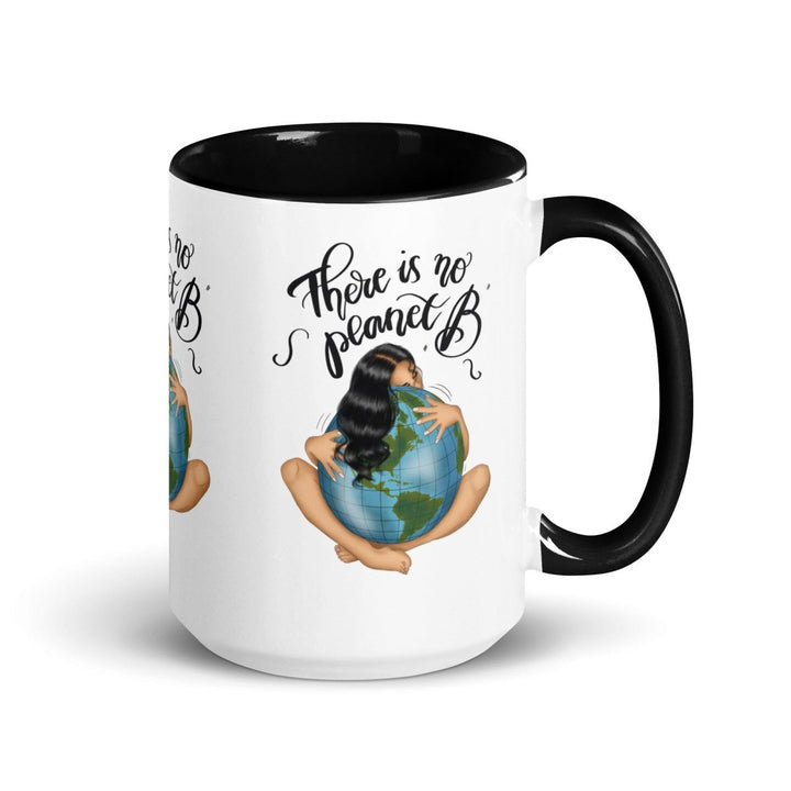 There is no planet Colorful Print Mug - Black - 15 oz - ArtyKoala