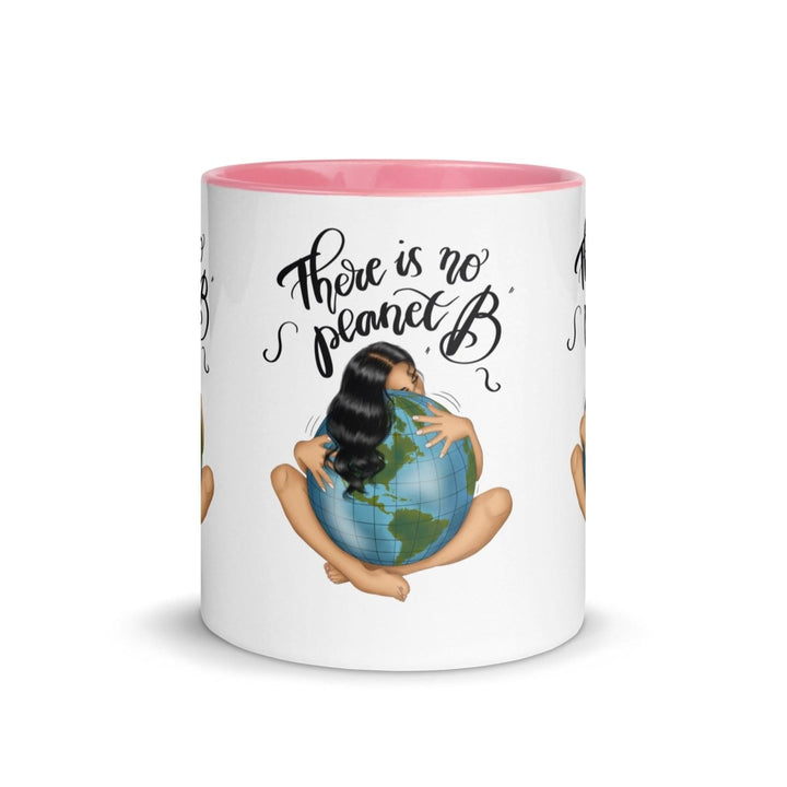 There is no planet Colorful Print Mug - Pink - 11 oz - ArtyKoala
