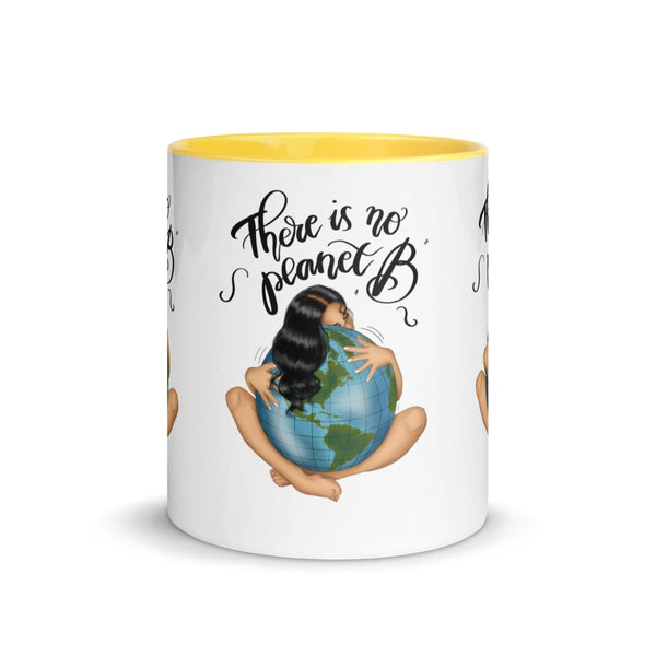 There is no planet Colorful Print Mug - Black - 11 oz - ArtyKoala