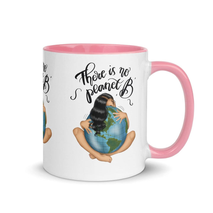 There is no planet Colorful Print Mug - Pink - 11 oz - ArtyKoala