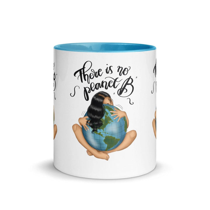 There is no planet Colorful Print Mug - Blue - 11 oz - ArtyKoala