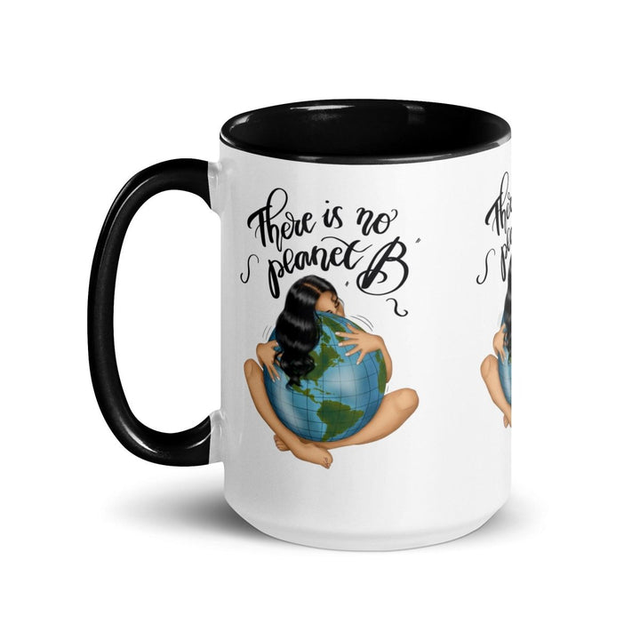 There is no planet Colorful Print Mug - Black - 15 oz - ArtyKoala