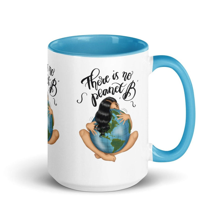 There is no planet Colorful Print Mug - Blue - 15 oz - ArtyKoala