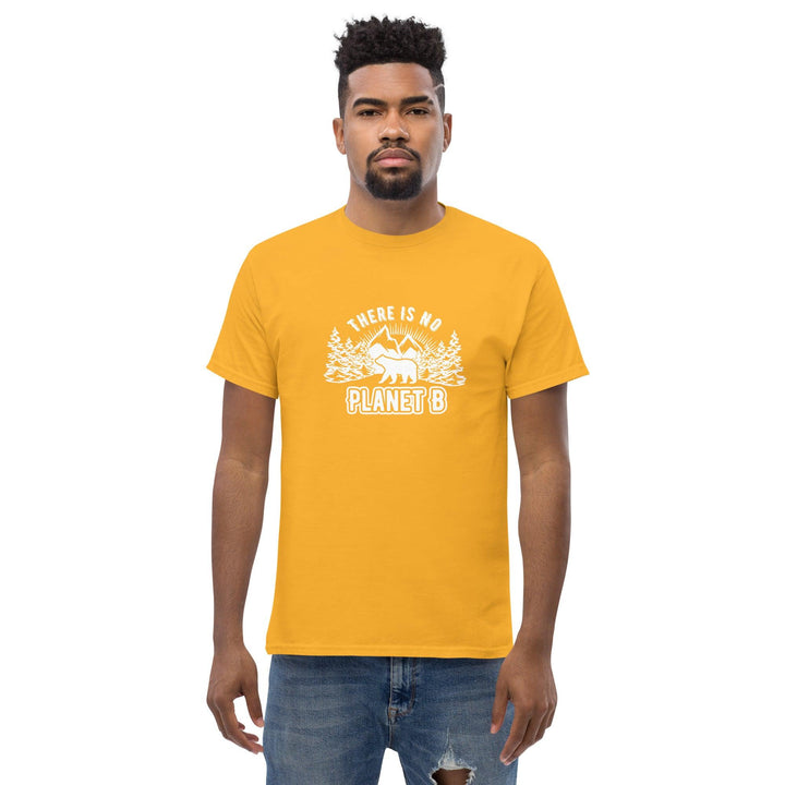 Theris No Planet B Man classic premium cotton tee - ArtyKoala