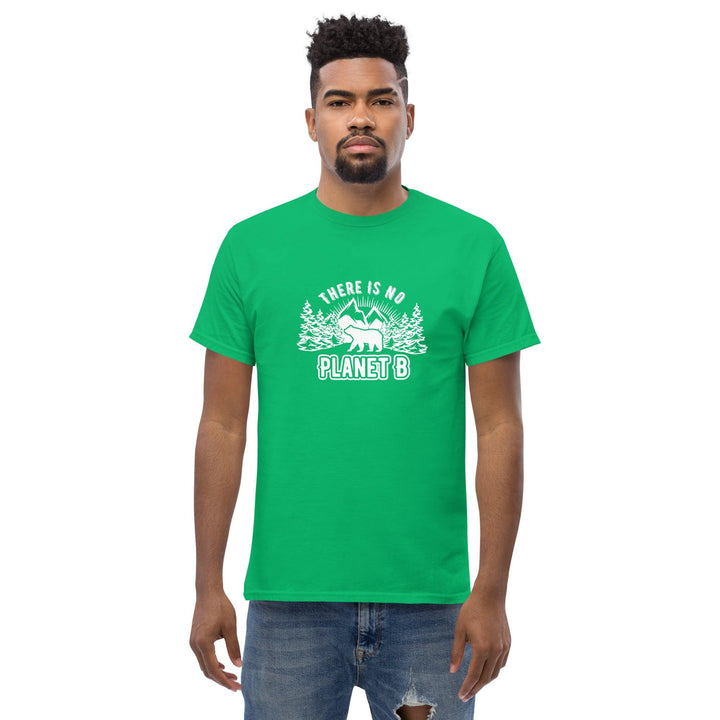 Theris No Planet B Man classic premium cotton tee - ArtyKoala