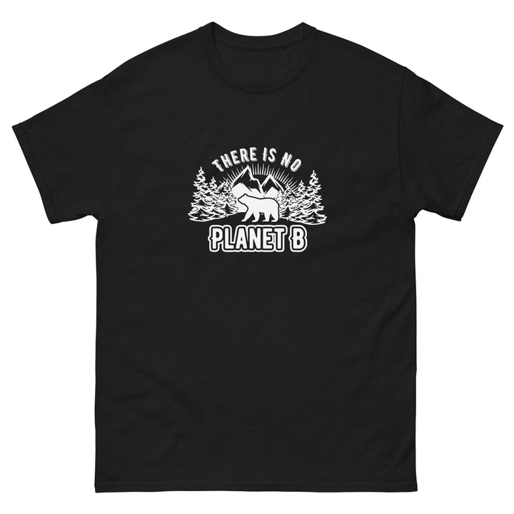 Theris No Planet B Man classic premium cotton tee - Black / S - ArtyKoala