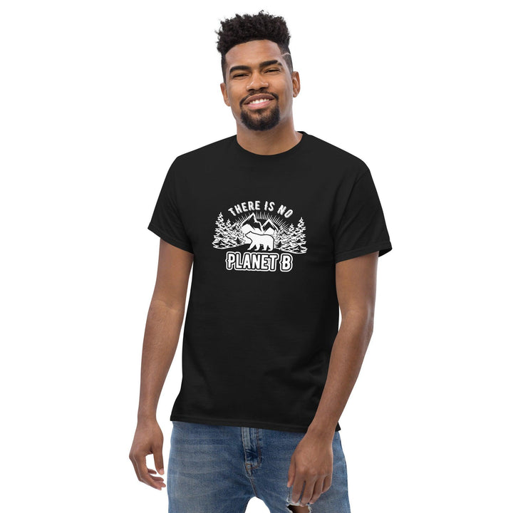 Theris No Planet B Man classic premium cotton tee - ArtyKoala