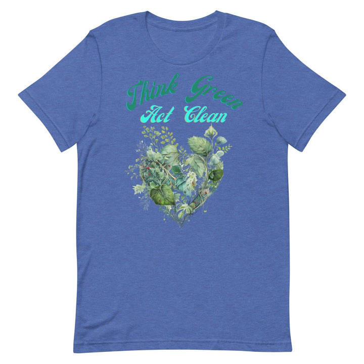 Think Green, Act Clean Man T-shirt - ArtyKoala