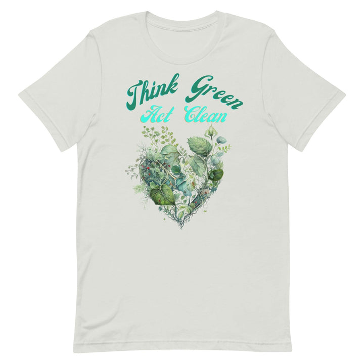 Think Green, Act Clean Man T-shirt - ArtyKoala