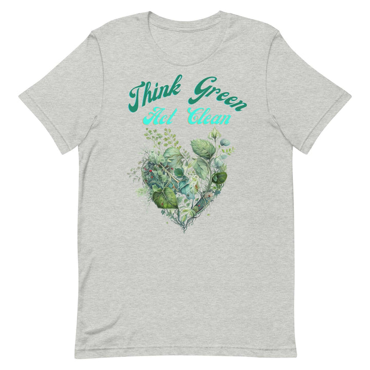 Think Green, Act Clean Man T-shirt - ArtyKoala