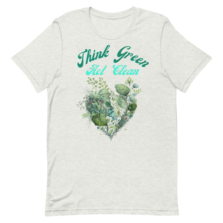 Think Green, Act Clean Man T-shirt - ArtyKoala