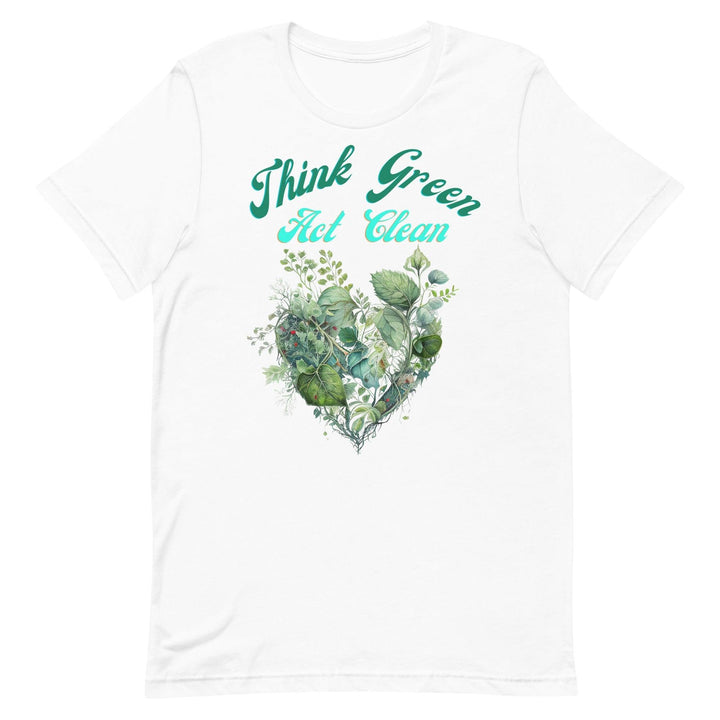 Think Green, Act Clean Man T-shirt - ArtyKoala