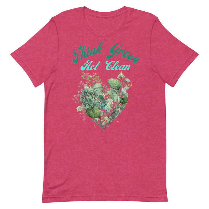 Think Green, Act Clean Woman T-shirt - ArtyKoala