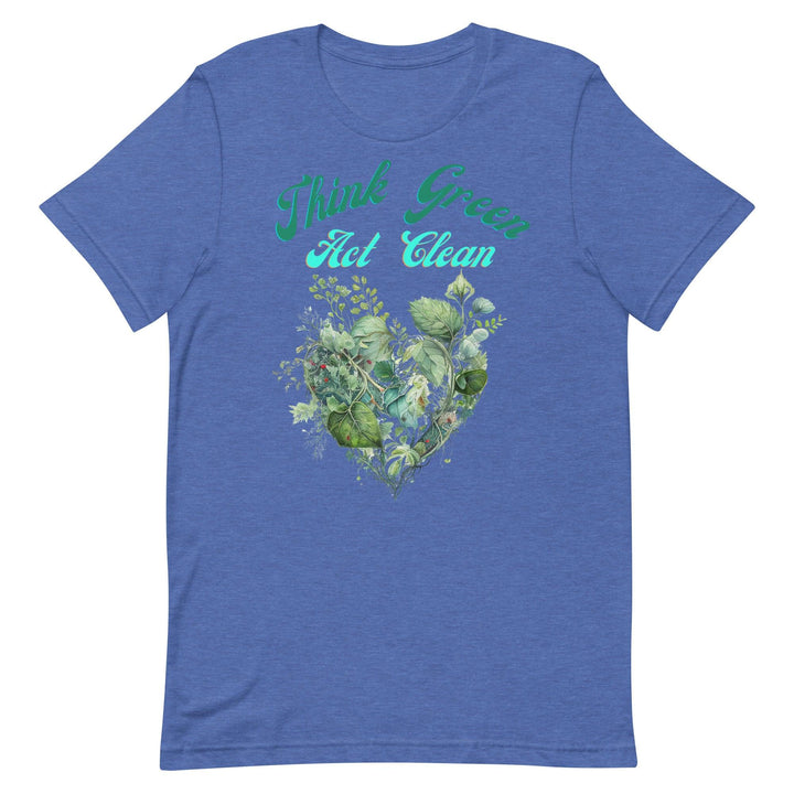 Think Green, Act Clean Woman T-shirt - ArtyKoala