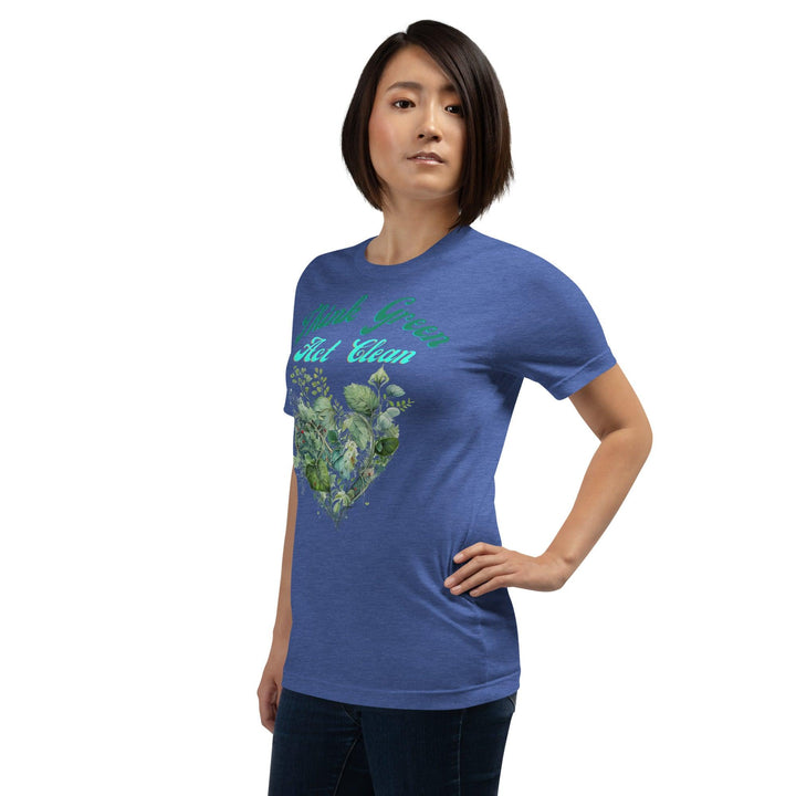 Think Green, Act Clean Woman T-shirt - ArtyKoala