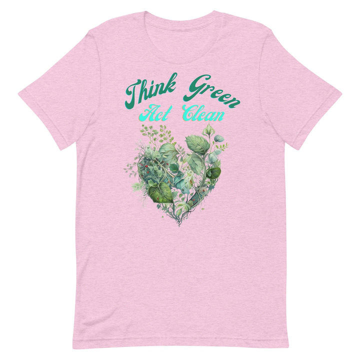 Think Green, Act Clean Woman T-shirt - ArtyKoala