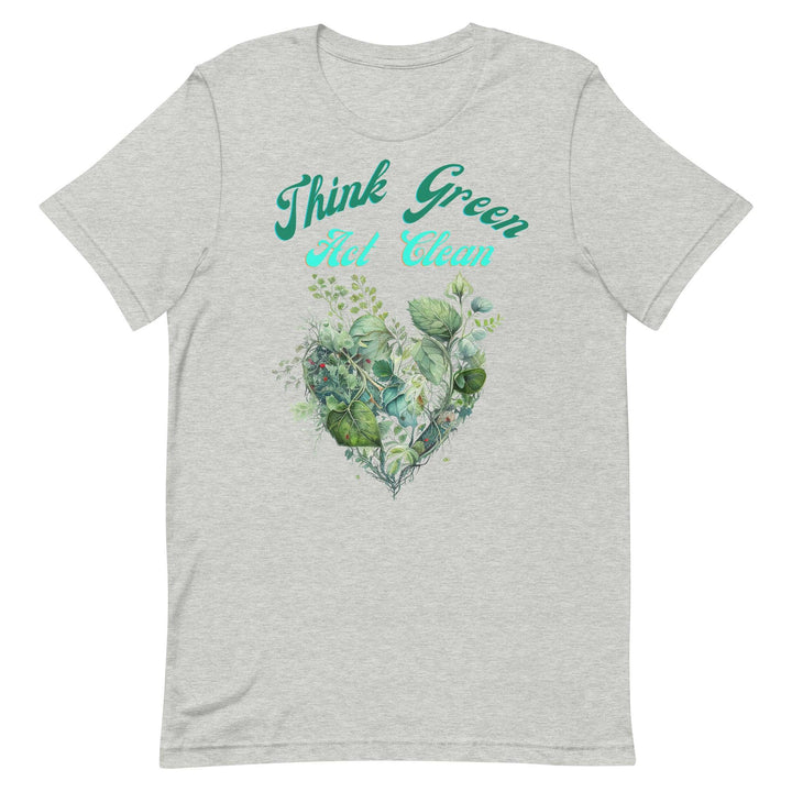 Think Green, Act Clean Woman T-shirt - ArtyKoala