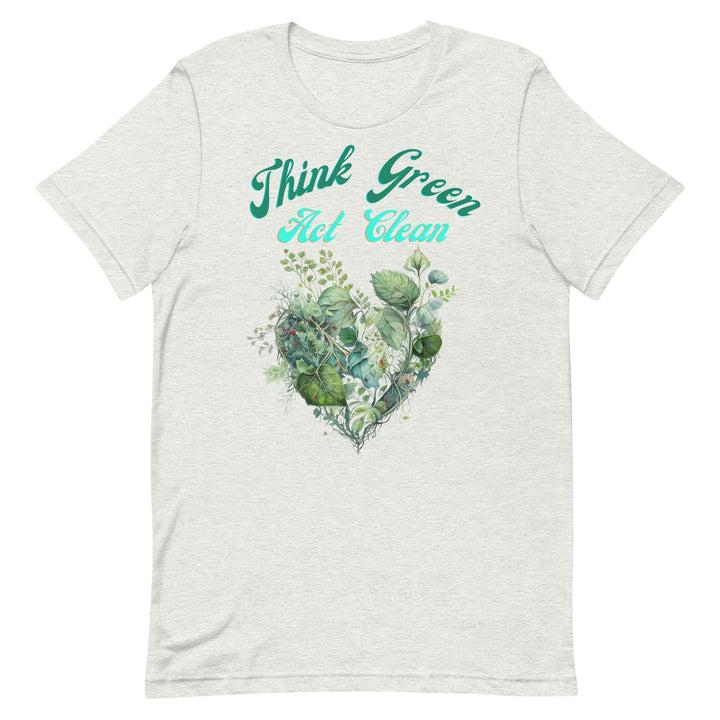 Think Green, Act Clean Woman T-shirt - ArtyKoala